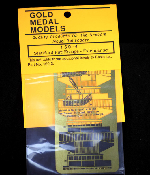 Gold Medal Models 160-4 - Standard Fire Escape Extender - N Scale