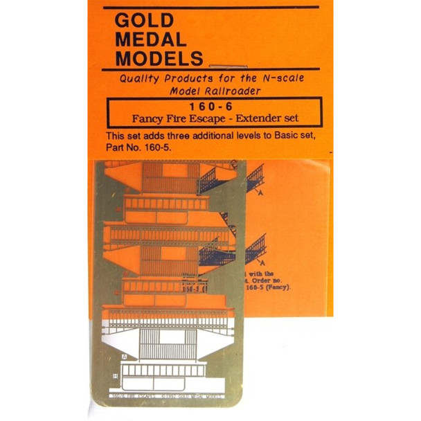 Gold Medal Models 160-5 - Fancy Fire Escape - N Scale