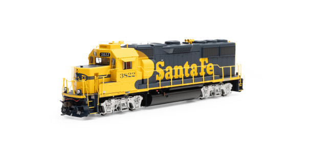 Athearn Genesis 65932 - EMD GP50 w/ DCC and Sound Atchison, Topeka and Santa Fe (ATSF) 3822 - HO Scale