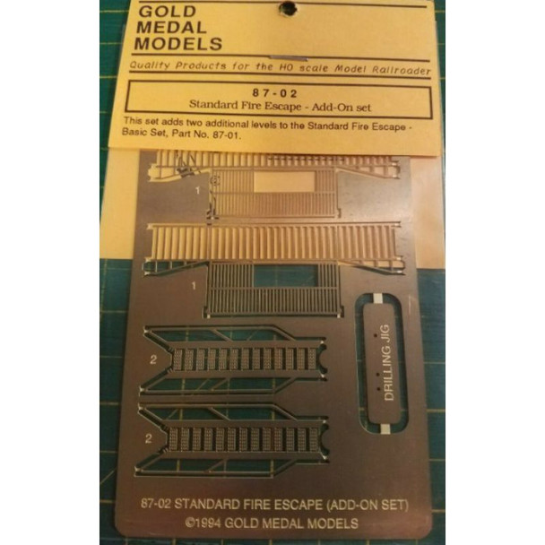 Gold Medal Model 87-02 - Standard Fire EscapeAdd on - HO Scale