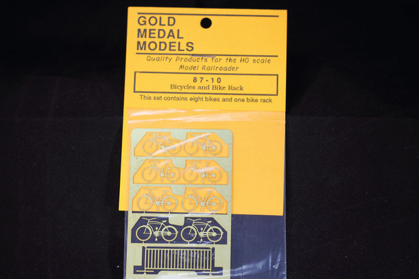 Gold Medal Models 87-10 - Bicycles and Bike Rack - HO Scale