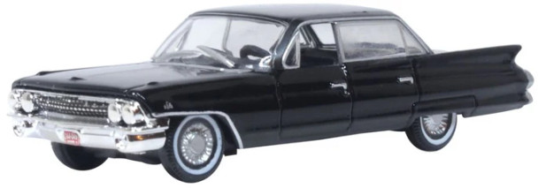 Oxford Diecast 87CSD61004 - Cadillac Sedan De Ville 1961 Ebony - HO Scale