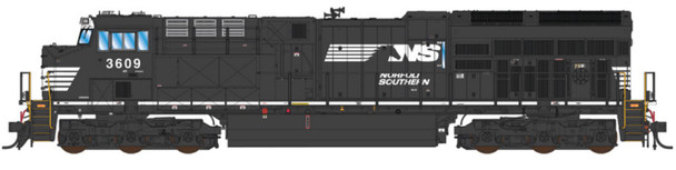 PRE-ORDER: InterMountain 497105-18 - GE ET44AC (DCC without Sound) Norfolk Southern (NS) 3672 - HO Scale
