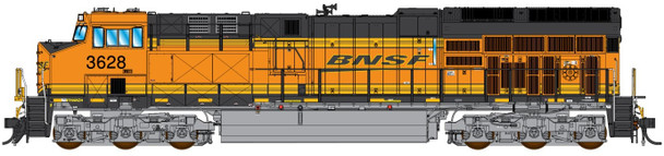 PRE-ORDER: InterMountain 497114(S)-01 - GE ET44ACH "Heavy" w/ DCC and Sound BNSF 3628 - HO Scale