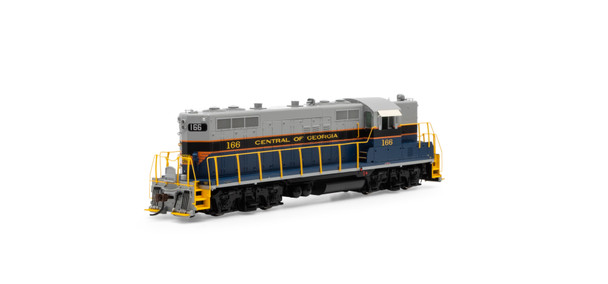 Athearn Genesis 82837 - EMD GP9 w/ DCC and Sound Georgia Central Railway (GC) 166 - HO Scale