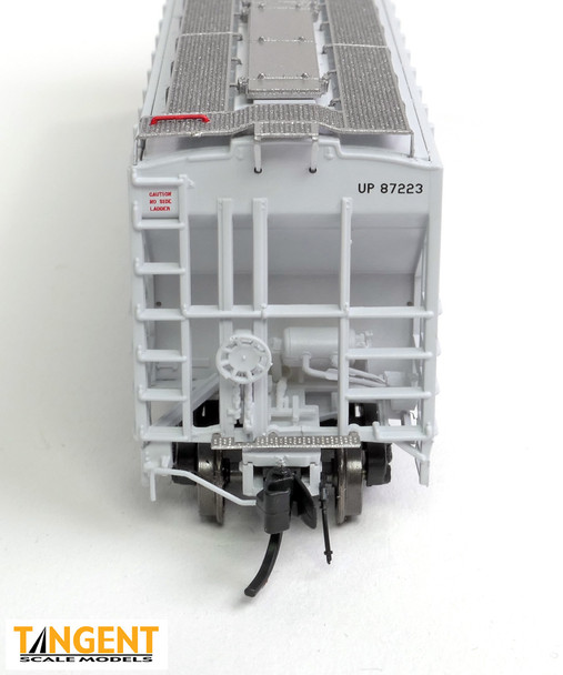 Tangent Scale Models 81012-19 - Trinity Industries 4750CuFt Covered Hopper Union Pacific (UP) 87348 - N Scale