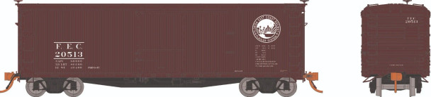 Rapido 130120A-20588 - USRA Double-Sheathed Wood Boxcar Florida East Coast (FEC) 20588 - HO Scale