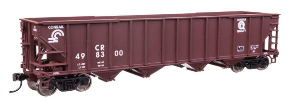 Walthers Mainline 910-57811 - 50' 100-Ton 4-Bay Hopper Conrail (CR) 498405 - HO Scale