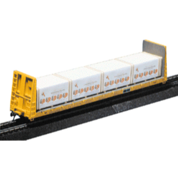 Jaeger Products 6000 - 60' Flat Car Lumber Load Kit -- Weyerhauser Lumber/Kamloops    - HO Scale Kit