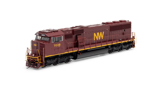 Athearn Genesis 65199 - EMD SD60E DC Silent Norfolk Southern (NS) 7038 NW Heritage - HO Scale