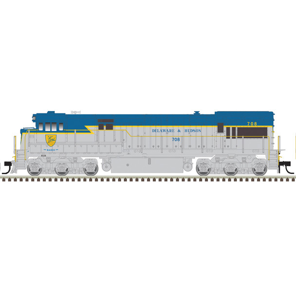 PRE-ORDER: Atlas Master 10004883 - GE U30C (DCC and Sound) Delaware & Hudson (D&H) 708 - HO Scale