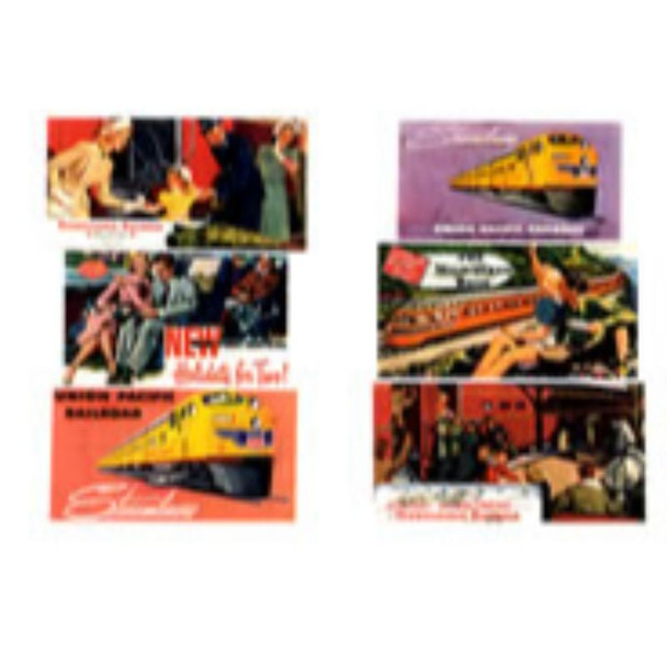 JL Innovative 327 - Rail Billboard Signs (6) 40's-50's    - N Scale Kit