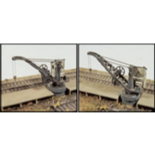 JL Innovative 391 - Industrial Pillar Crane & Dock    - HO Scale Kit