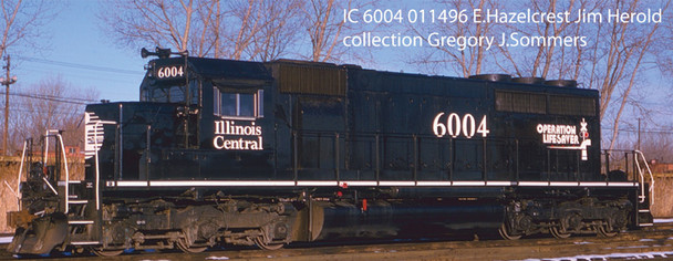 PRE-ORDER: Bowser 25644 - EMD SD40-2R (DCC and Sound) Illinois Central (IC) 6004 - HO Scale