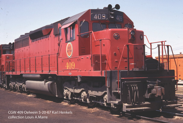 PRE-ORDER: Bowser 25647 - EMD SD40 (DCC and Sound) Chicago Great Western (CGW) 404 - HO Scale