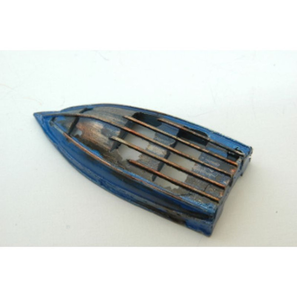 JL Innovative 448 - Custom Rotten Boat (Painted and Rusted    - HO Scale