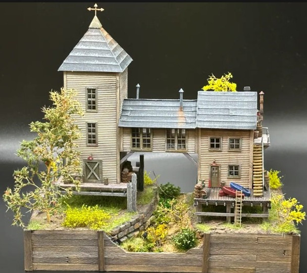 Mudd Creek Models 048N - Bigda's Boats & Bath - N Scale Kit