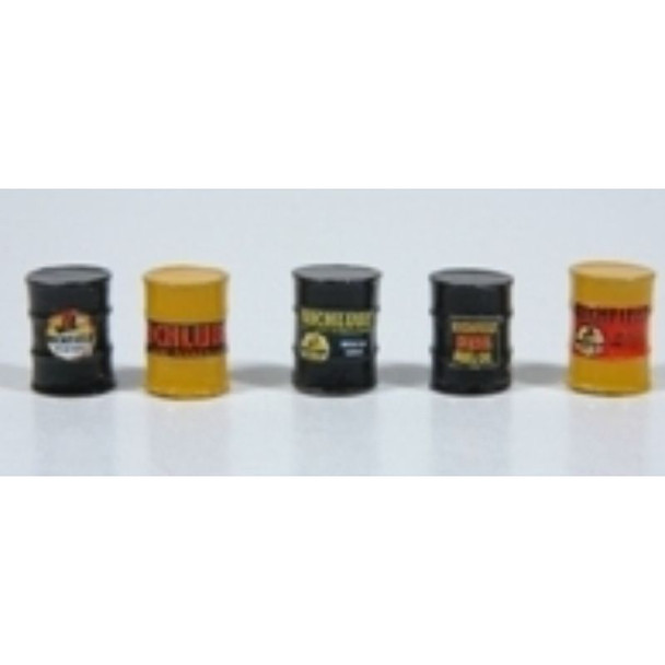 JL Innovative 557 - Custom Oil Barrel - Richfield Black/Yellow    - HO Scale