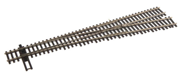 Walthers Track 948-83018 - Code 83 Number 6 Right Hand Turnout DCC Friendly - HO Scale