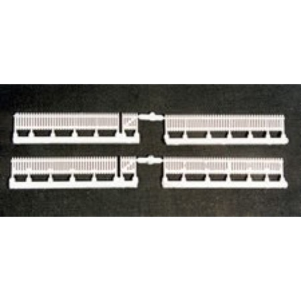 JL Innovative 705 - Custom Fencing Picket, Clean White (2)    - HO Scale