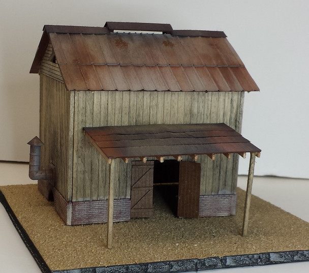 Rail Scale Models HO-1135 - The Tobacco Barn  - HO Scale Kit