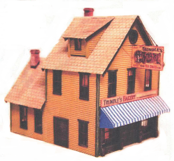 Rail Scale Models HO-2040 - Trundle's Bakery  - HO Scale Kit