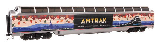 Walthers Proto 920-13606 - 85' Budd Great Dome Amtrak (AMTK) Ph VI #10031 Fall Foliage Wrap (2010) - HO Scale
