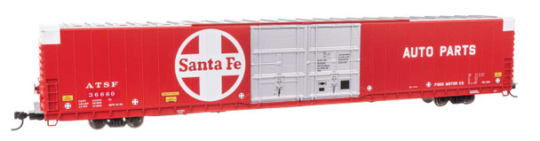 Walthers Proto 920-102109 - 86' Pullman-Standard Double-Door Hi-Cube Boxcar Atchison, Topeka and Santa Fe (ATSF) 36660 - HO Scale