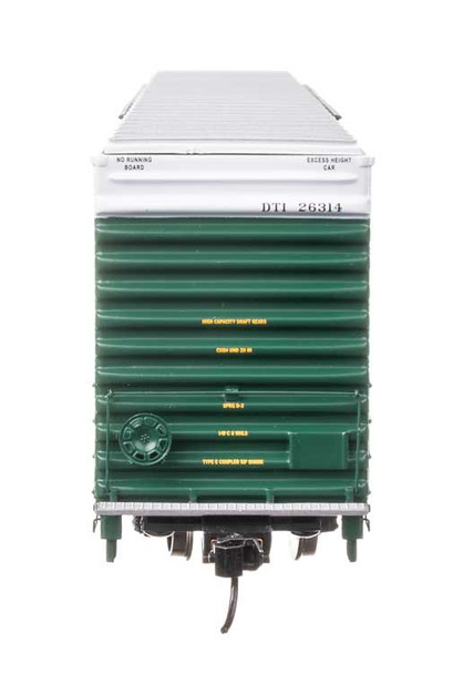 Walthers Proto 920-102116 - 86' Pullman-Standard Double-Door Hi-Cube Boxcar Detroit, Toledo and Ironton (DTI) 26389 - HO Scale