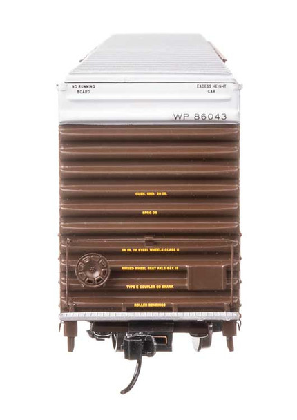 Walthers Proto 920-102132 - 86' Pullman-Standard Double-Door Hi-Cube Boxcar Western Pacific (WP) 86077 - HO Scale