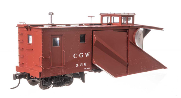Walthers Proto 920-110032 - Russell Snowplow Chicago Great Western (CGW) X36 - HO Scale