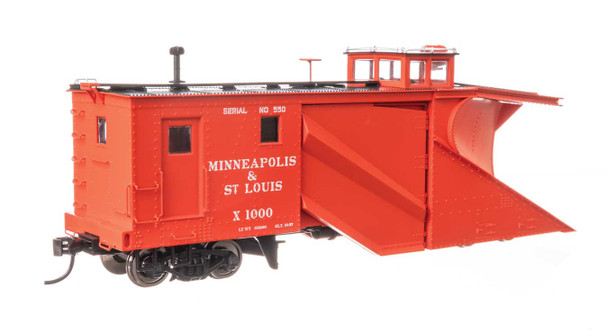 Walthers Proto 920-110035 - Russell Snowplow Minneapolis & St. Louis (M&StL) X1000 - HO Scale