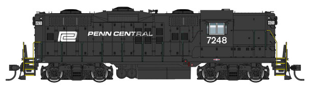 PRE-ORDER: Walthers Proto 920-49731 - EMD GP9 (DC Silent) Penn Central (PC) 7252 - HO Scale