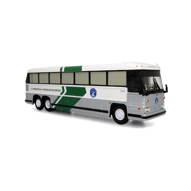 Iconic Replicas 87-0343 -  MCI MC-12 Coach: U.S. Immigration & Naturalization Service  - HO Scale