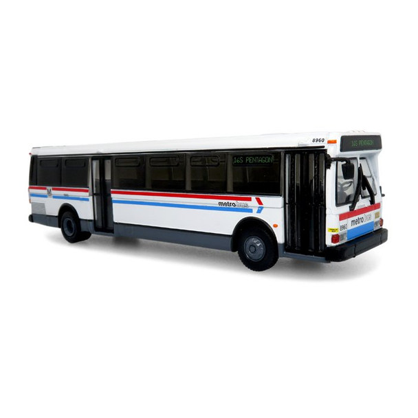Iconic Replicas 87-0407 - 1980 Grumman 870 Transit Bus: WMATA Washington  - HO Scale