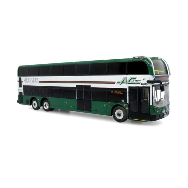 Iconic Replicas 87-0554 - Alexander Dennis Enviro 500 Double Decker Transit Bus: AC Transit  - HO Scale