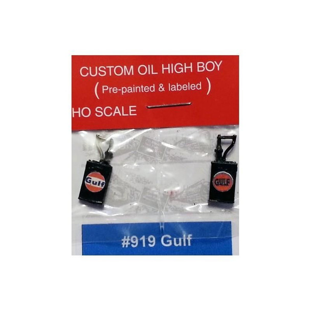 JL Innovative 919 - Custom Oil Highboy - Gulf    - HO Scale