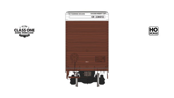 Class One Model Works FC00439 - Thrall 86' Highcube 8-Door Boxcar Conrail (CR) 2438012 - HO Scale