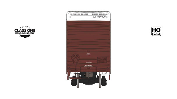 Class One Model Works FC00442 - Thrall 86' Highcube 8-Door Boxcar Norfolk Southern (NS) 864006 - HO Scale