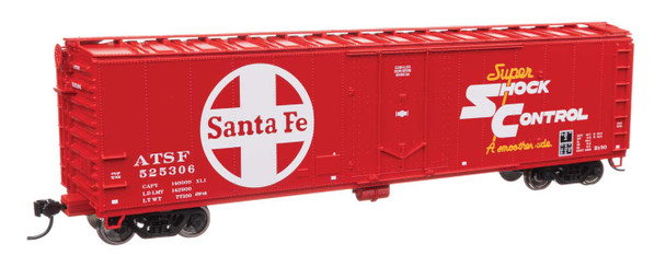 Walthers Mainline 910-2846 - 50' PC&F Insulated Boxcar Atchison, Topeka and Santa Fe (ATSF) 525325 - HO Scale