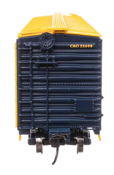 Walthers Mainline 910-2853 - 50' PC&F Insulated Boxcar Chesapeake & Ohio (C&O) 22698 - HO Scale