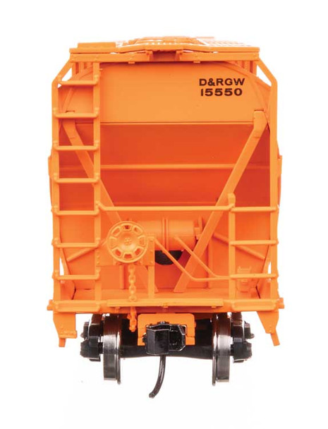 Walthers Mainline 910-49209 - ACF 5250 4-Bay Centerflow Covered Hopper Denver & Rio Grande Western (D&RGW) 15581 - HO Scale