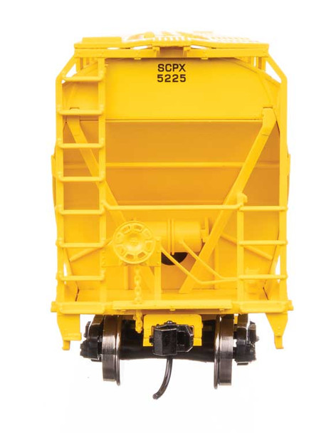 Walthers Mainline 910-49218 - ACF 5250 4-Bay Centerflow Covered Hopper Shell Chemical (SCPX) 5232 - HO Scale