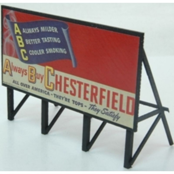 JL Innovative 980 - Custom Billboard 1940's Tobacco    - HO Scale