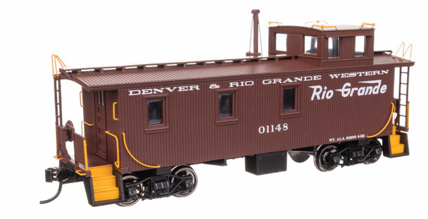 Walthers Proto 920-103259 - 30' GTW Style Wood Caboose with Offset Coupola Denver & Rio Grande Western (D&RGW) 01148 - HO Scale