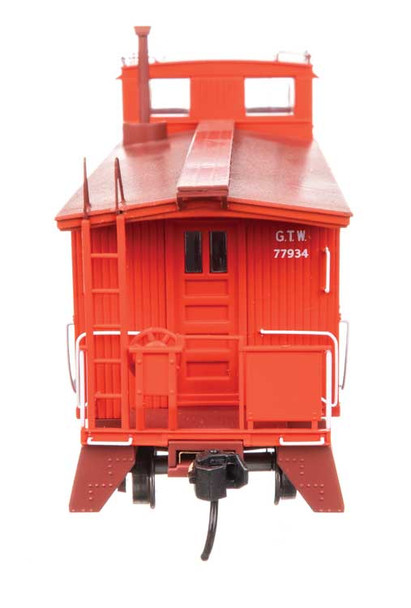 Walthers Proto 920-103261 - 30' GTW Style Wood Caboose with Offset Coupola Grand Trunk Western (GTW) 77934 Early - HO Scale