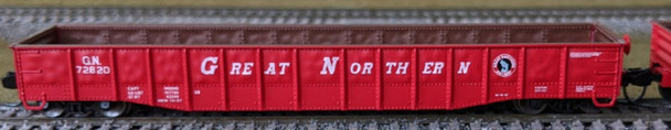 Bluford Shops 52045 - 52'6" 15-Panel Medium Dented Mill Gondola Great Northern (GN) 72904 - N Scale
