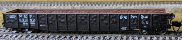 Bluford Shops 52051 - 52'6" 15-Panel Lightly Dented Mill Gondola Nickel Plate Road (NKP) 67387 - N Scale