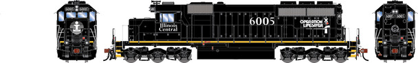 PRE-ORDER: Athearn 2841 - EMD SD40R DC Silent Illinois Central (IC) 6005 OLS - HO Scale