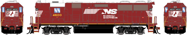 PRE-ORDER: Athearn Genesis 2429 - EMD GP49 (DC Silent) Norfolk Southern (NS) 4600 - HO Scale